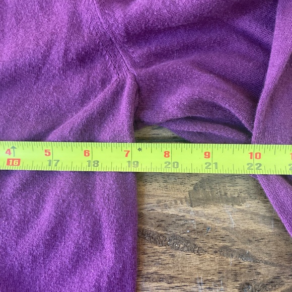 J.Jill Sweater Pullover V Neck Women's Medium Cotton Cashmere - Picture 7 of 9